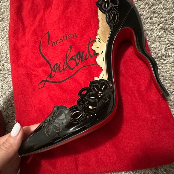 Louboutin Beloved laser cut squiggly heel - Picture 12 of 12